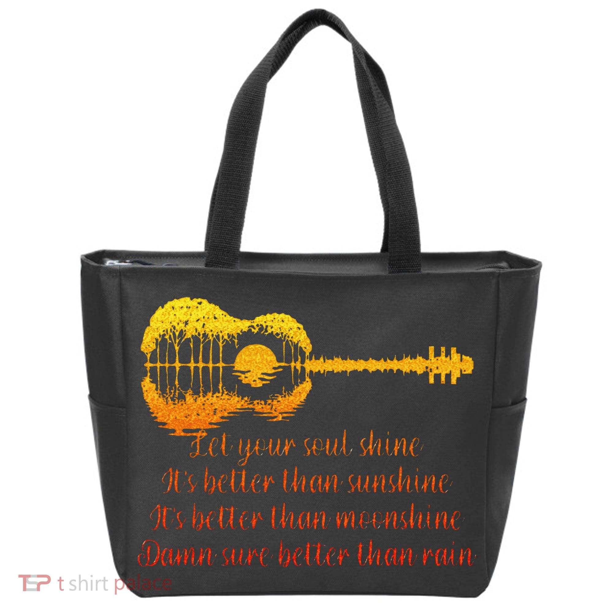 Let Your Soul Shine Its Better Than Sunshine Quote Tote Bag