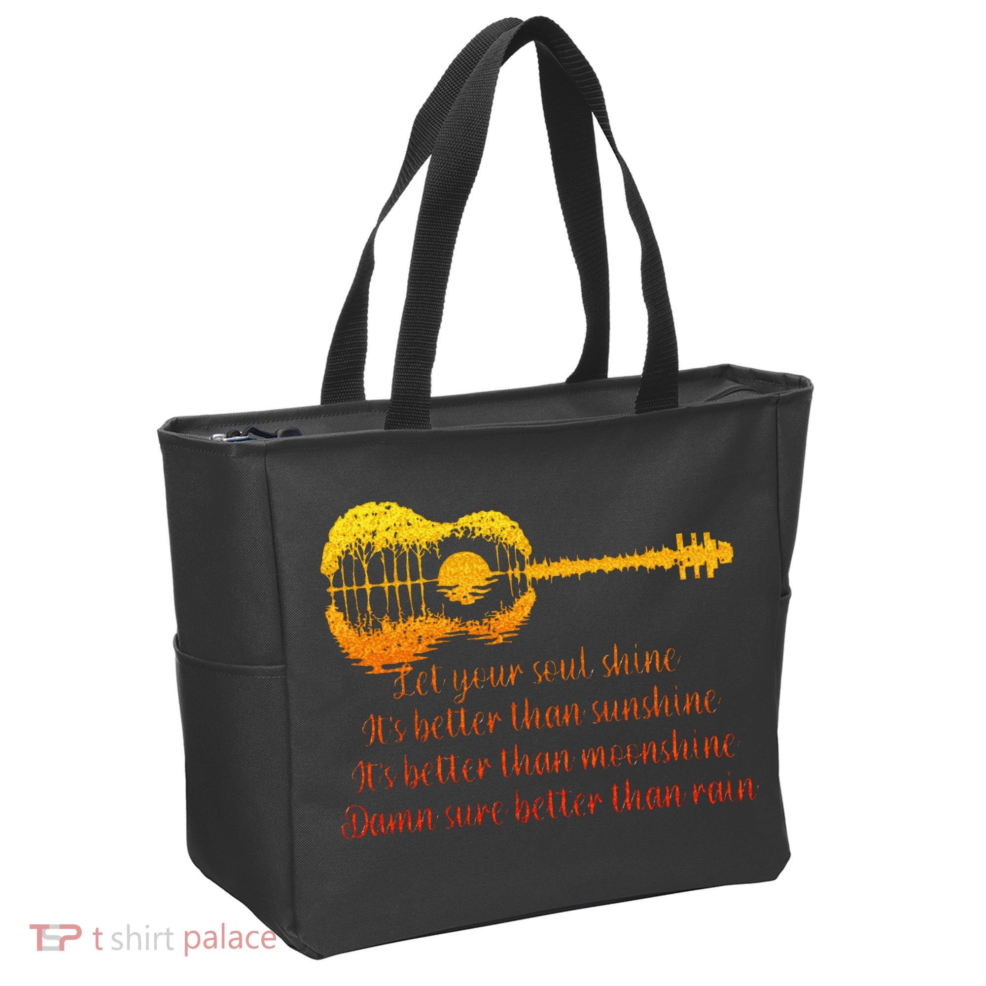 Let Your Soul Shine Its Better Than Sunshine Quote Tote Bag