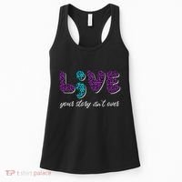 Live Your Story Isn't Over Suicide Prevention Awareness Women's Tank Top thumb 0