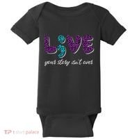 Live Your Story Isn't Over Suicide Prevention Awareness Baby Bodysuit thumb 0