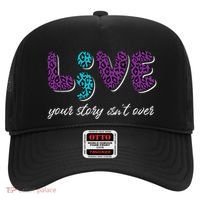 Live Your Story Isn't Over Suicide Prevention Awareness Hat thumb 0
