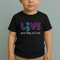 Live Your Story Isn't Over Suicide Prevention Awareness Toddler T-Shirt thumb 2