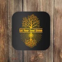 Let Your Soul Shine Tree Of Life Coaster thumb 0