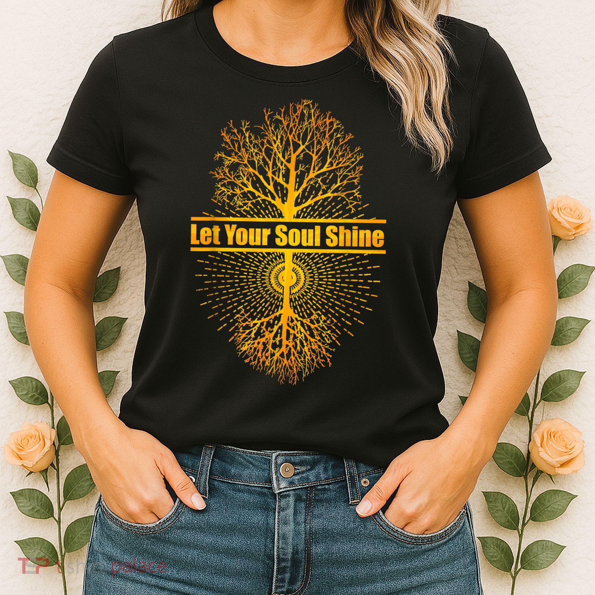 Let Your Soul Shine Tree Of Life Women's T-Shirt