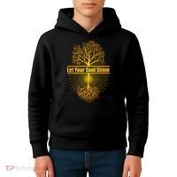 Let Your Soul Shine Tree Of Life Kids Hoodie thumb 4