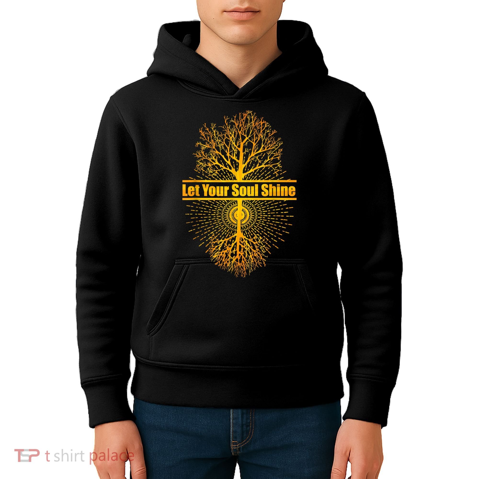 Let Your Soul Shine Tree Of Life Kids Hoodie
