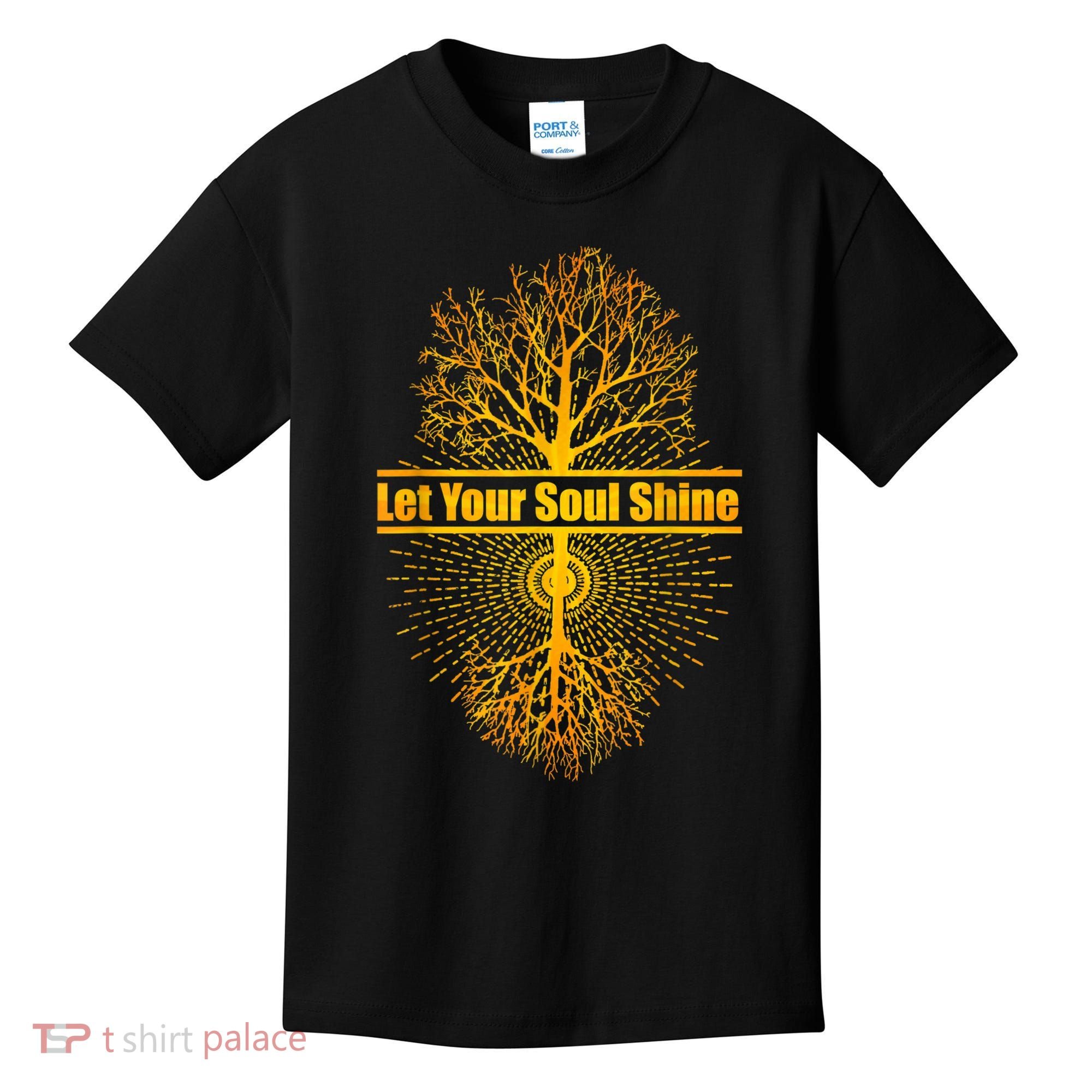 Let Your Soul Shine Tree Of Life Kids T-Shirt