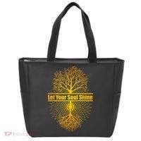 Let Your Soul Shine Tree Of Life Tote Bag thumb 0