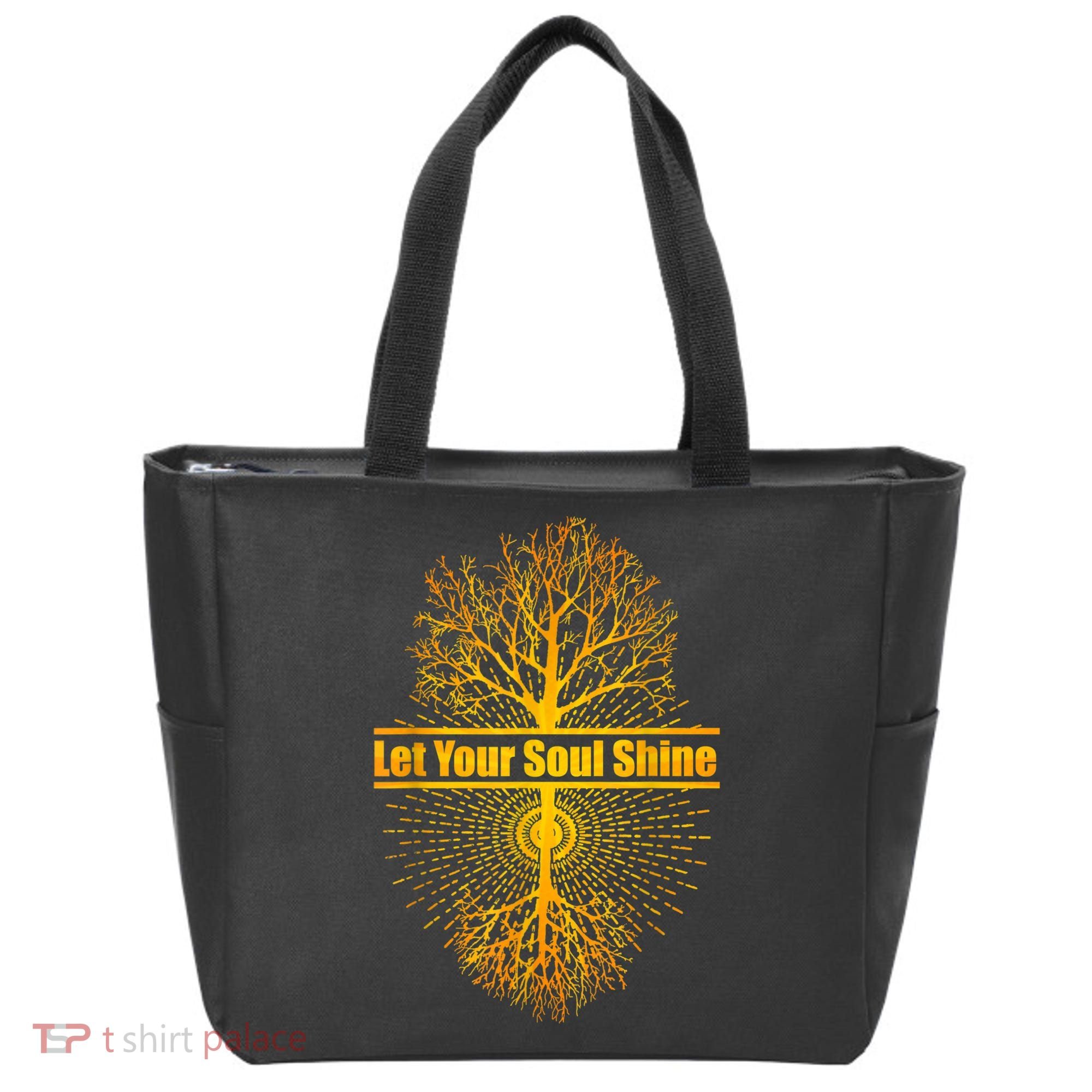 Let Your Soul Shine Tree Of Life Tote Bag