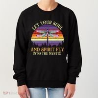 Let Your Soul And Spirit Fly Into The Mystic Dragonfly Lover Women's Sweatshirt thumb 0