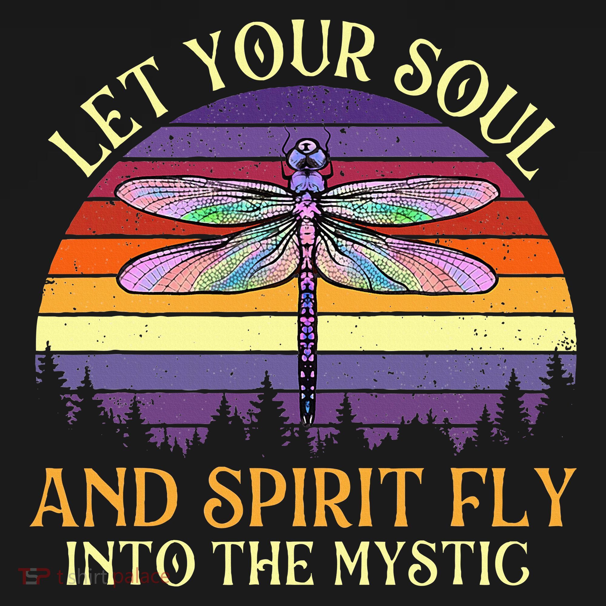 Let Your Soul And Spirit Fly Into The Mystic Dragonfly Lover Long Sleeve Shirt