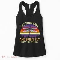Let Your Soul And Spirit Fly Into The Mystic Dragonfly Lover Women's Tank Top thumb 0