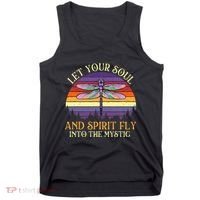 Let Your Soul And Spirit Fly Into The Mystic Dragonfly Lover Tank Top thumb 0