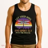 Let Your Soul And Spirit Fly Into The Mystic Dragonfly Lover Tank Top thumb 3