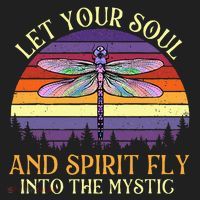 Let Your Soul And Spirit Fly Into The Mystic Dragonfly Lover Golf Towel thumb 3
