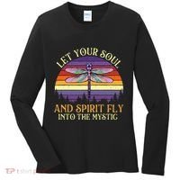 Let Your Soul And Spirit Fly Into The Mystic Dragonfly Lover Women's Long Sleeve Shirt thumb 0