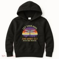 Let Your Soul And Spirit Fly Into The Mystic Dragonfly Lover Kids Hoodie thumb 0