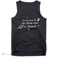 Love You To The Moon & Saturn Tank Top thumb 0