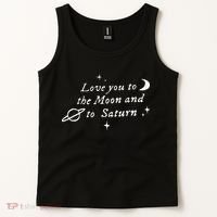 Love You To The Moon & Saturn Tank Top thumb 2