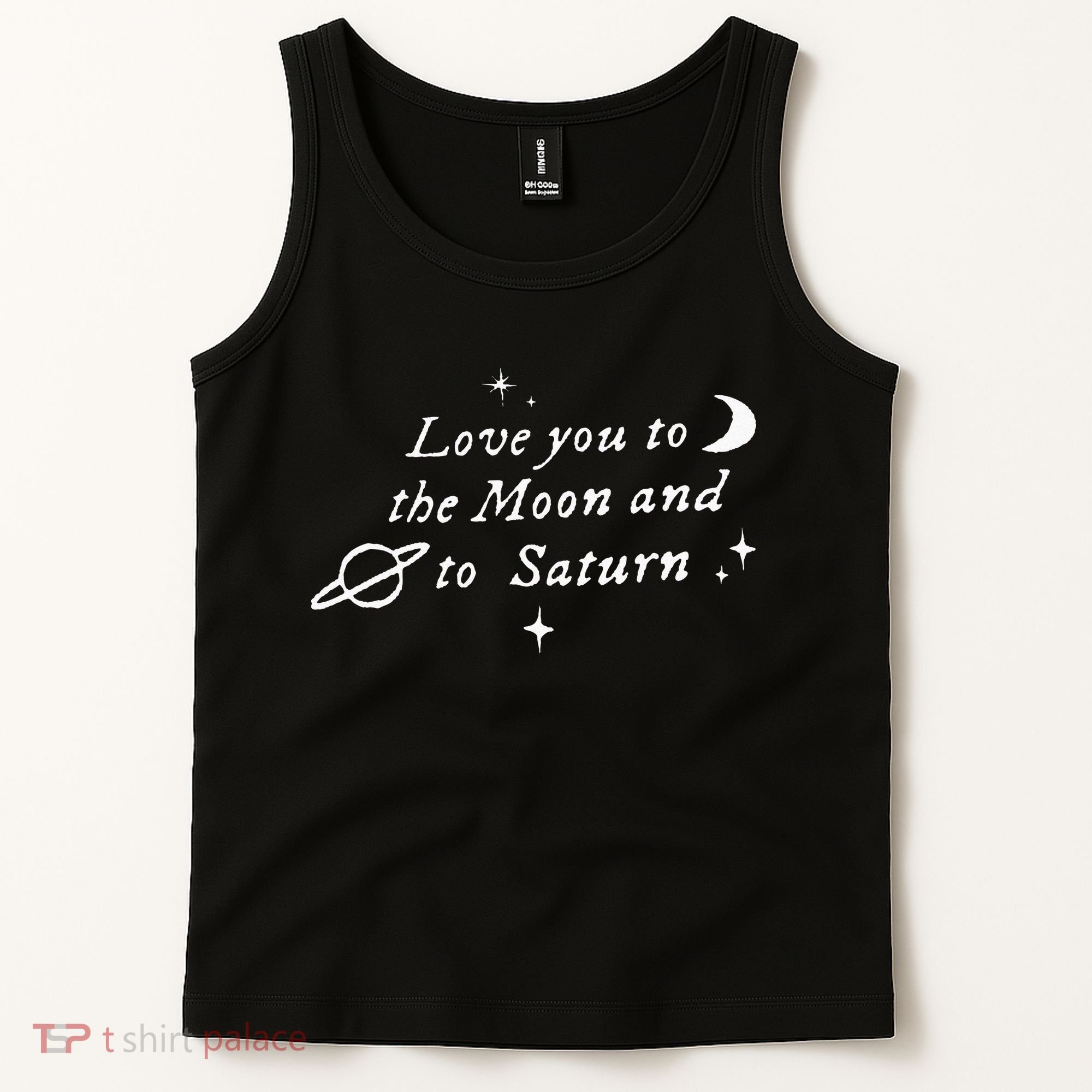 Love You To The Moon & Saturn Tank Top