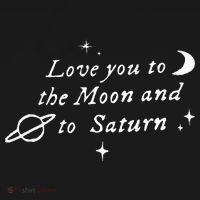 Love You To The Moon & Saturn Kids Tie-Dye T-Shirt thumb 3