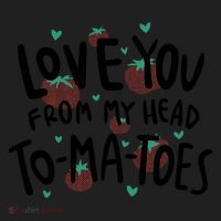 Love You Tomatoes Funny Women's Sweatshirt thumb 2