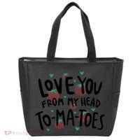 Love You Tomatoes Funny Tote Bag thumb 0