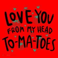 Love You Tomatoes Funny Santa Hat thumb 1
