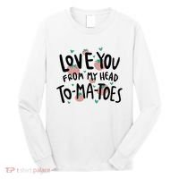 Love You Tomatoes Funny Long Sleeve Shirt thumb 0