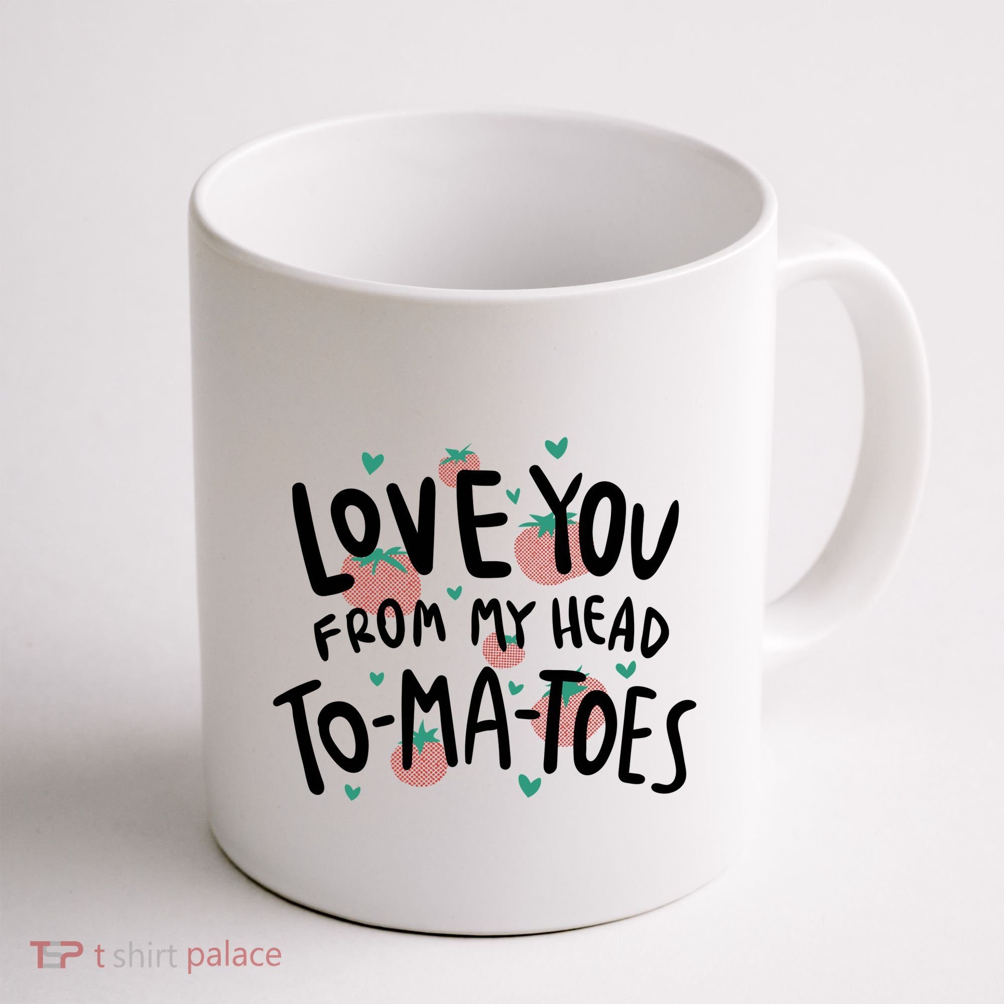 Love You Tomatoes Funny Coffee Mug