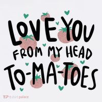 Love You Tomatoes Funny Women's Hoodie thumb 2