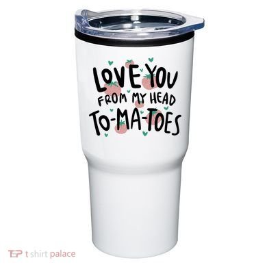 Love You Tomatoes Funny Tumbler