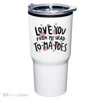 Love You Tomatoes Funny Tumbler thumb 0