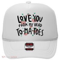 Love You Tomatoes Funny Hat thumb 0