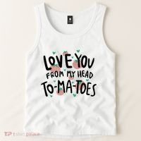 Love You Tomatoes Funny Tank Top thumb 2