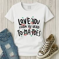 Love You Tomatoes Funny Women's T-Shirt thumb 3