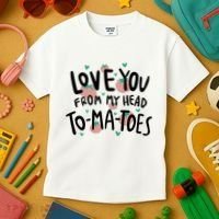 Love You Tomatoes Funny Kids T-Shirt thumb 3