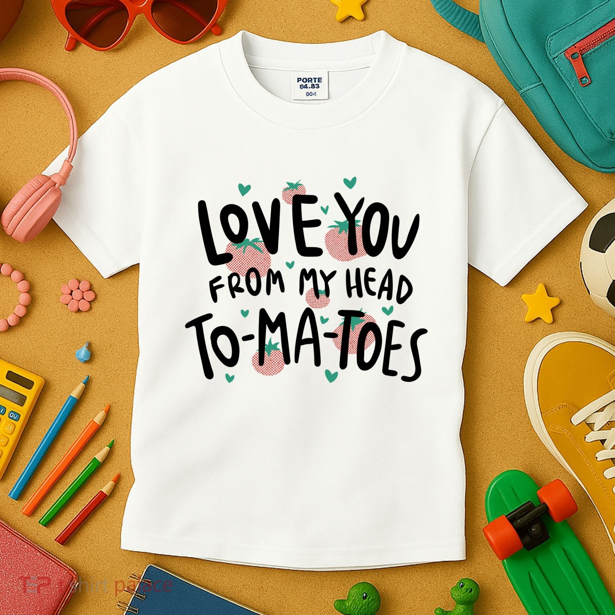 Love You Tomatoes Funny Kids T-Shirt