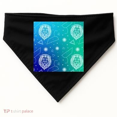 Leo Zodiac Astrology USA-Made Doggie Bandana