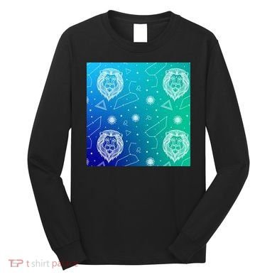 Leo Zodiac Astrology Long Sleeve Shirt