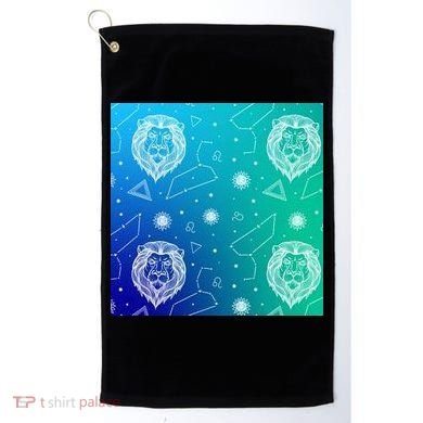 Leo Zodiac Astrology Golf Towel