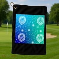 Leo Zodiac Astrology Golf Towel thumb 1