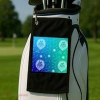 Leo Zodiac Astrology Golf Towel thumb 2