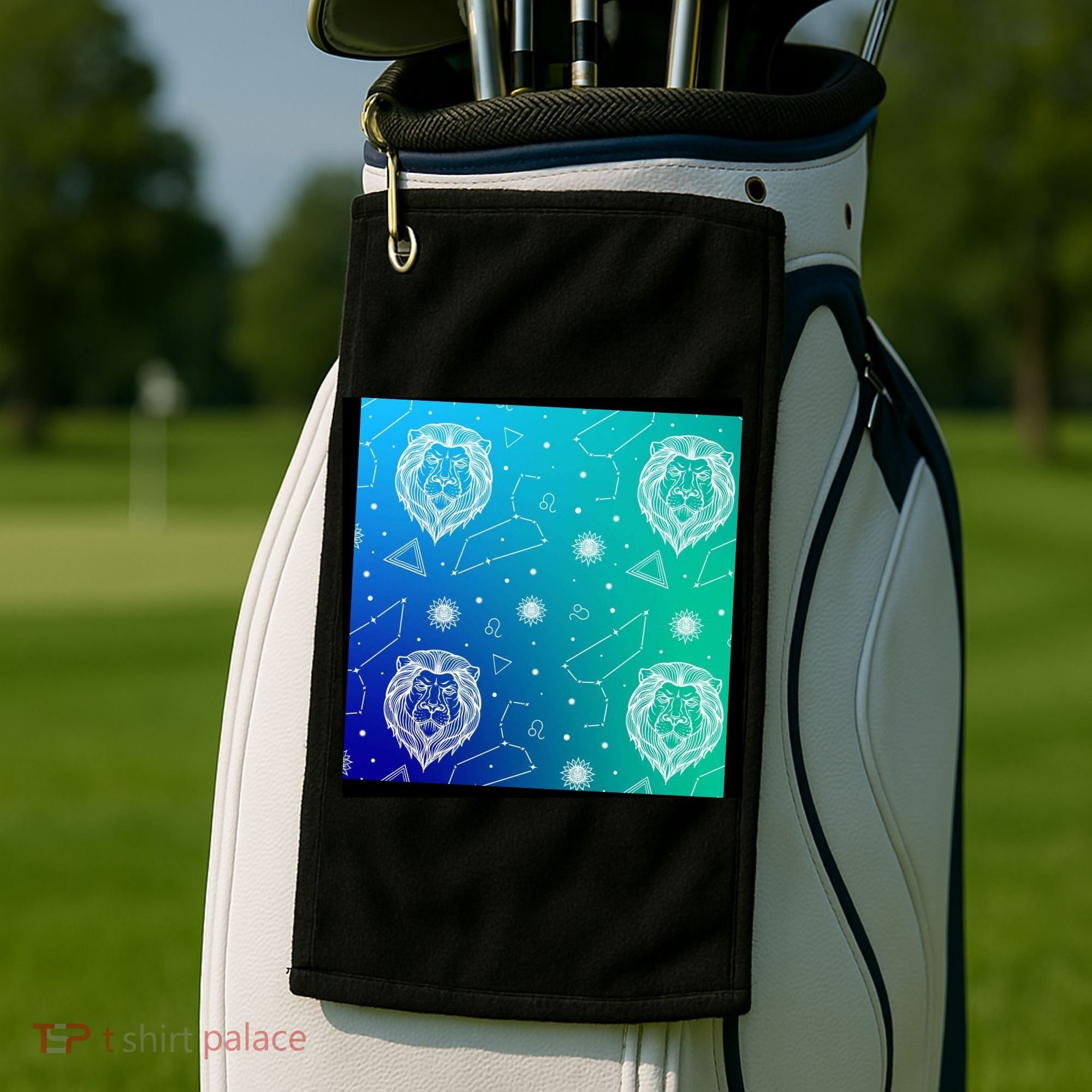 Leo Zodiac Astrology Golf Towel