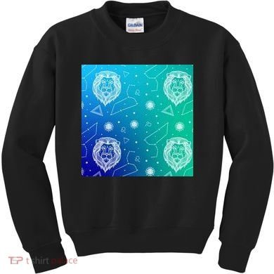 Leo Zodiac Astrology Kids Sweatshirt