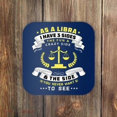 Libra Zodiac Birthday Horoscope Sign Libra Coaster