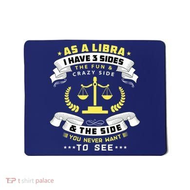 Libra Zodiac Birthday Horoscope Sign Libra Mousepad