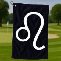 Leo Zodiac Golf Towel thumb 1