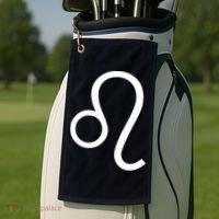 Leo Zodiac Golf Towel thumb 2