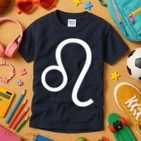 Leo Zodiac Kids T-Shirt thumb 3